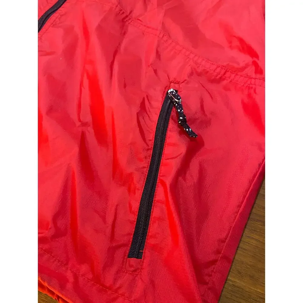 Red The North Face Lightweight Hooded Windbreaker | Rain Trail Jacket‎ (Men's L)